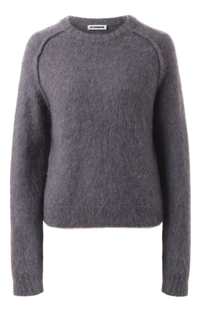 Женский свитер из шерсти и шелка JIL SANDER, арт. J02GP0185/J14727