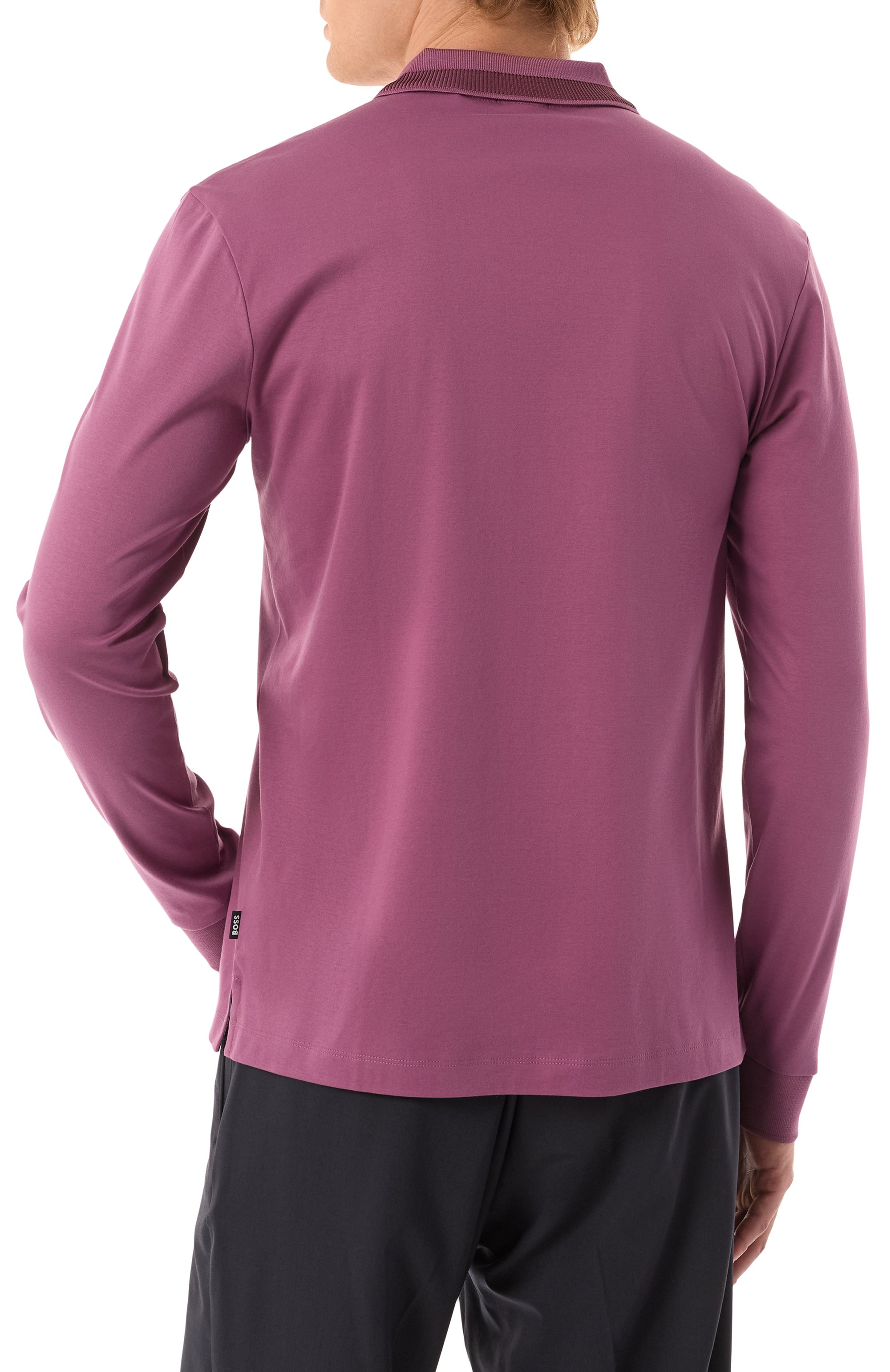 Хлопковое поло BOSS, арт. 50531787, фото 4