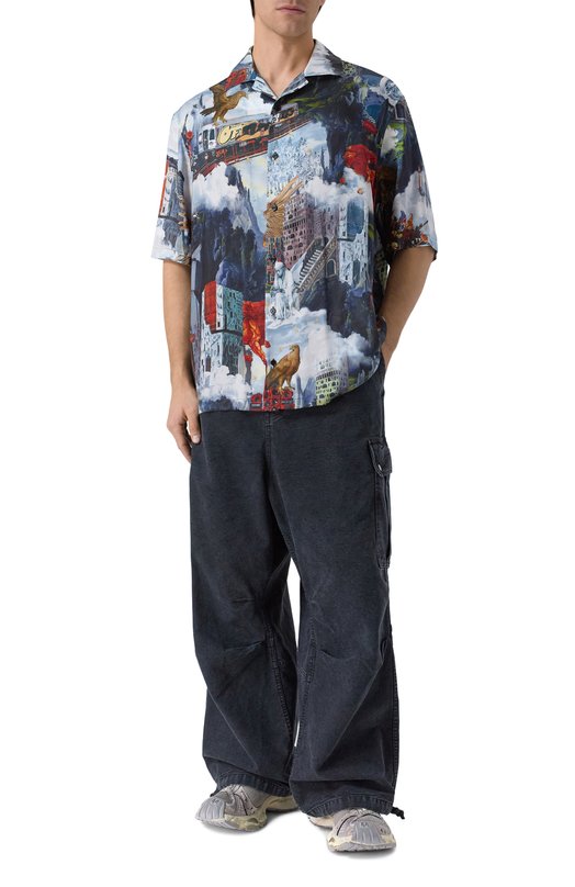 Рубашка из вискозы Off-White 0MGG01FF25FAB006 Разноцветный  0MGG01FF25FAB006 Фото 2