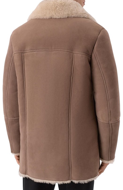 Дубленка из овчины MVST M25.1MM.0004/BIG SIZE/PELLULUNG0 Бежевый  M25.1MM.0004/BIG SIZE/PELLULUNG0 Фото 4