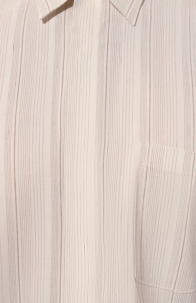 Рубашка изо льна и шелка ZEGNA, арт. UDX45A7/SCP7, фото 5