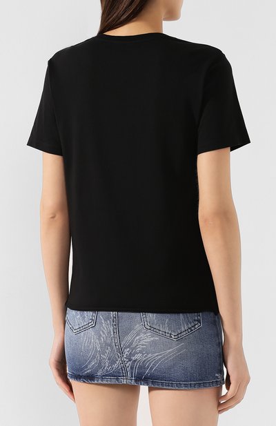 Хлопковая футболка SAINT LAURENT, арт. 590382/YBMH2, фото 4