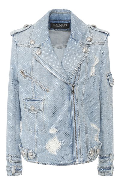 Женская джинсовая куртка BALMAIN, арт. RF08279/D048