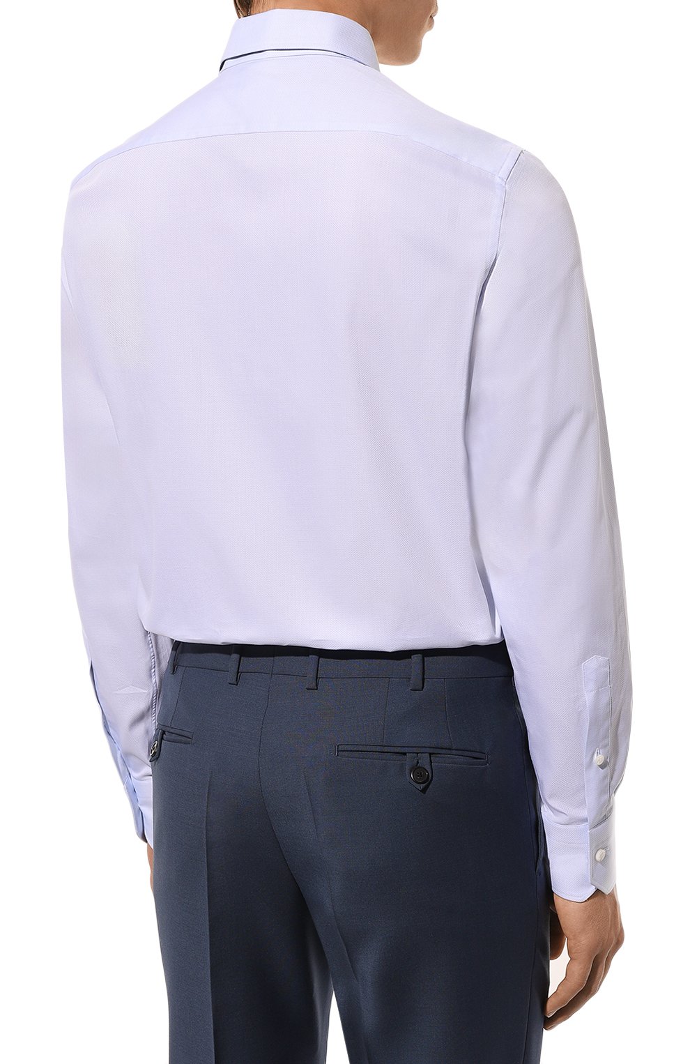 Хлопковая сорочка ZEGNA, арт. 701033A7/9MS0JI, фото 5