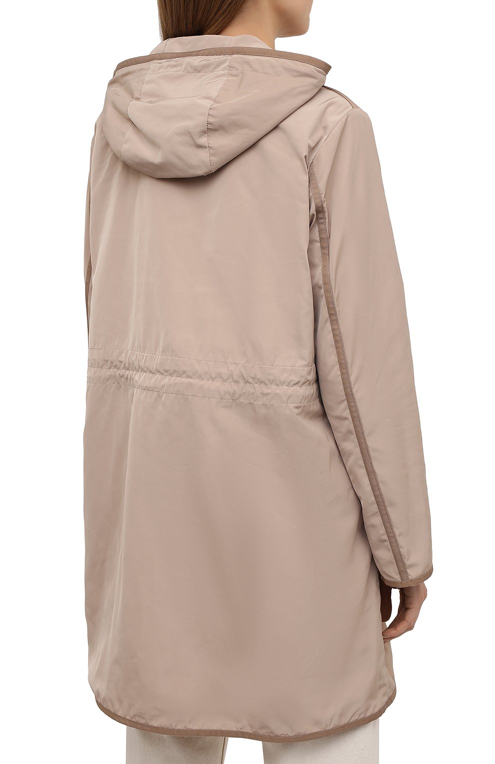 Плащ MONCLER бежевого цвета по цене 57400 руб., арт. G1-093-1C733-00-54543, фото 4 Плащ MONCLER, арт. G1-093-1C733-00-54543, фото 4