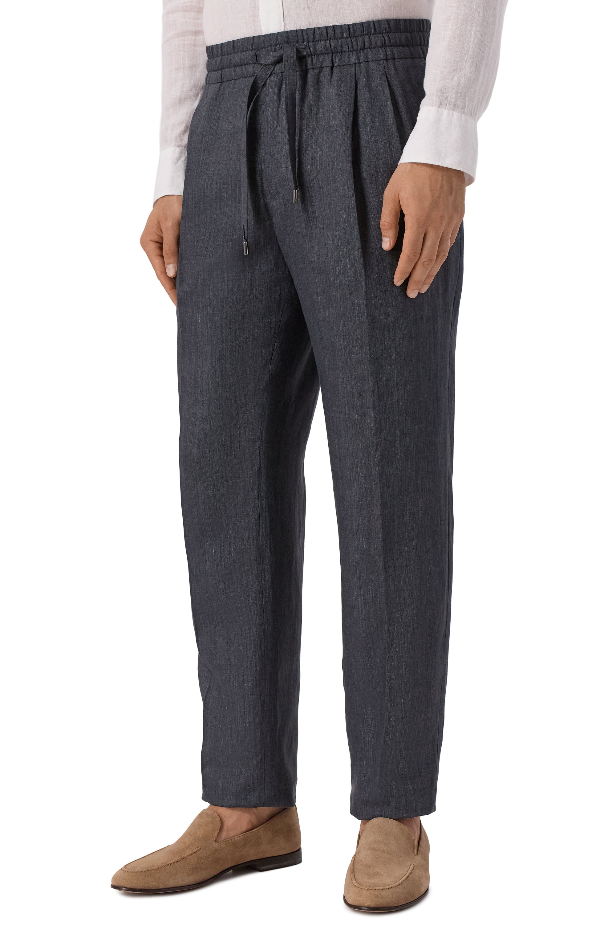 Льняные брюки DOLCE & GABBANA, арт. GP12QZ/FU4MF, фото 3