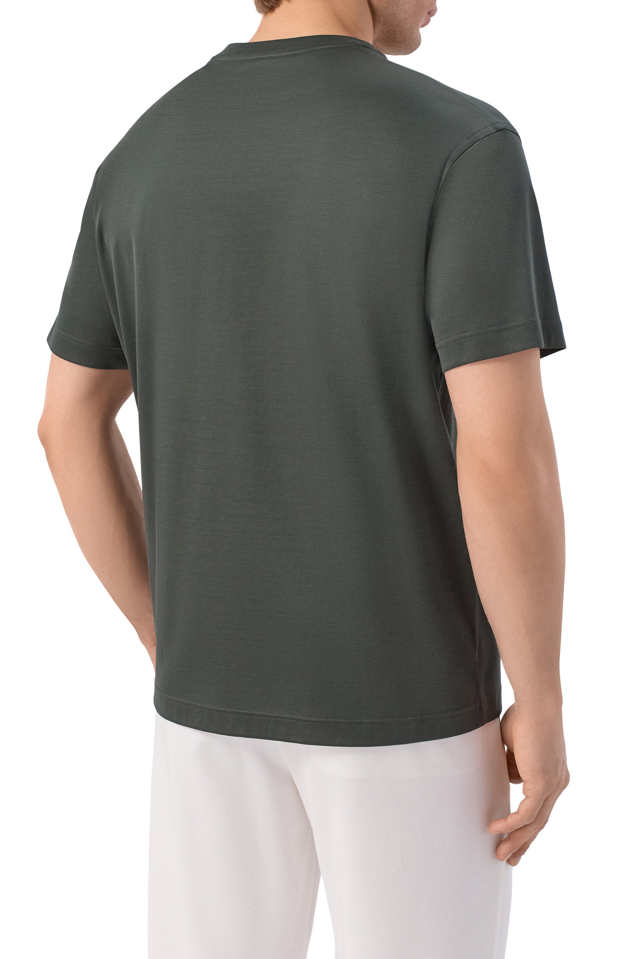 Хлопковая футболка ZILLI, арт. TSR03RM0100VZIN00, фото 4