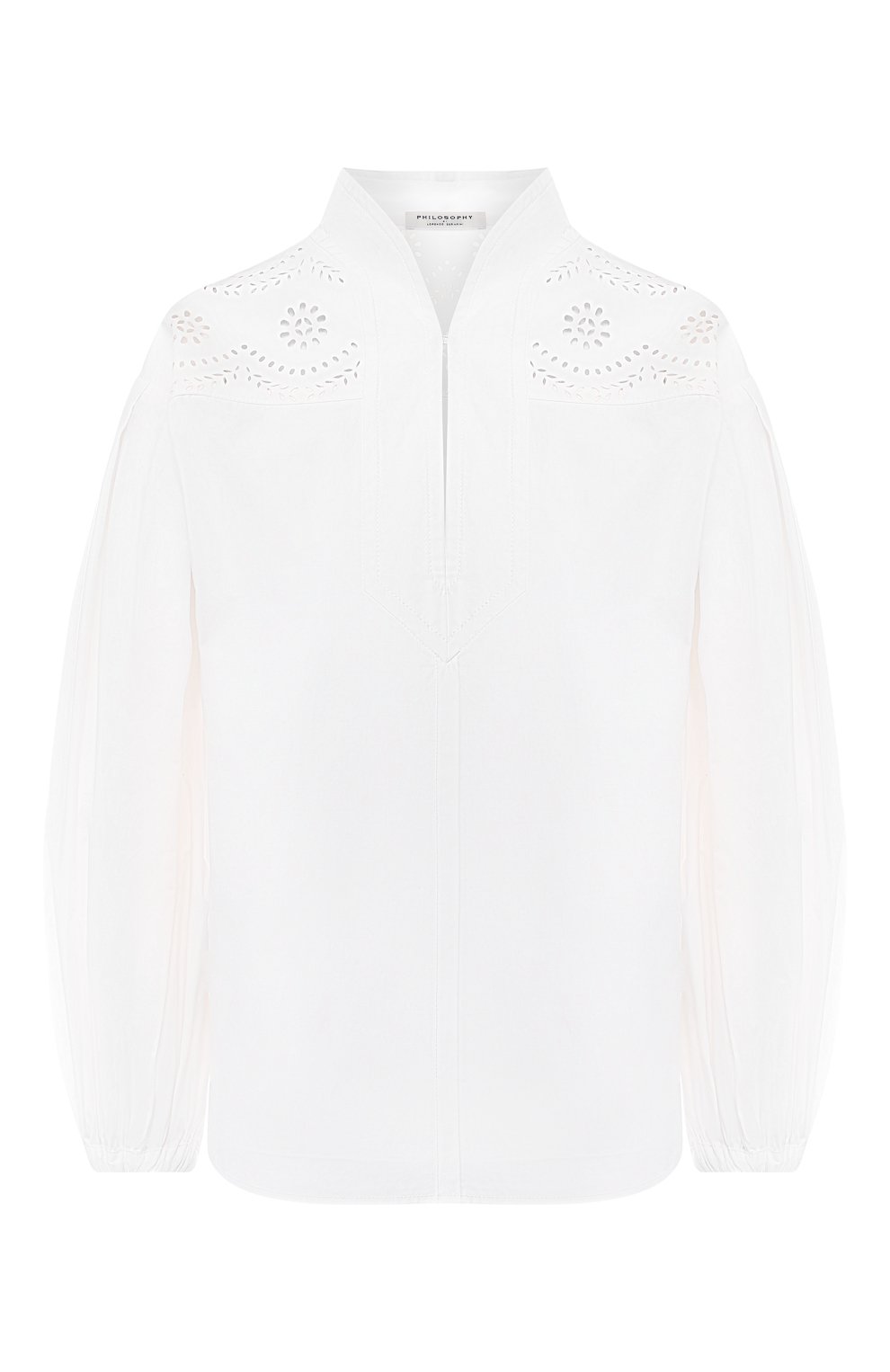Хлопковая блузка PHILOSOPHY DI LORENZO SERAFINI, арт. A0232/732, фото 1