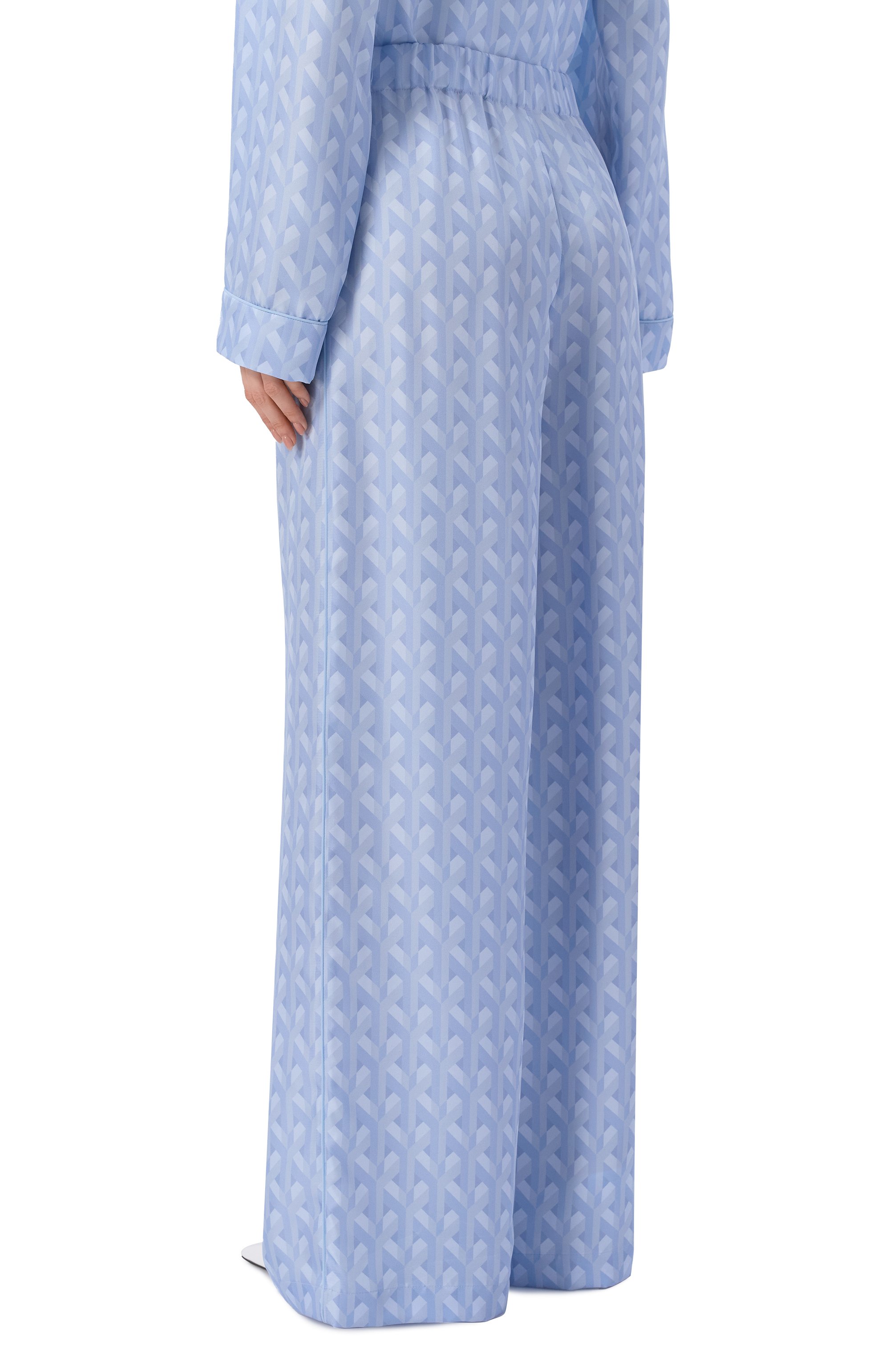 Шелковые брюки MVST, арт. M26.2PW.T012/F127 TWILL PRINT, фото 4