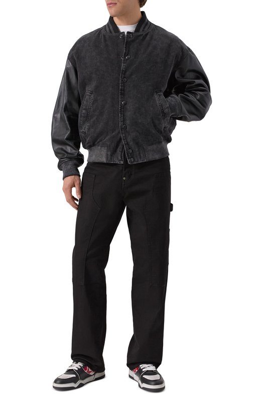Кожаные кеды Spiker Dsquared2 SNM0428 Чёрный  SNM0428 Фото 2