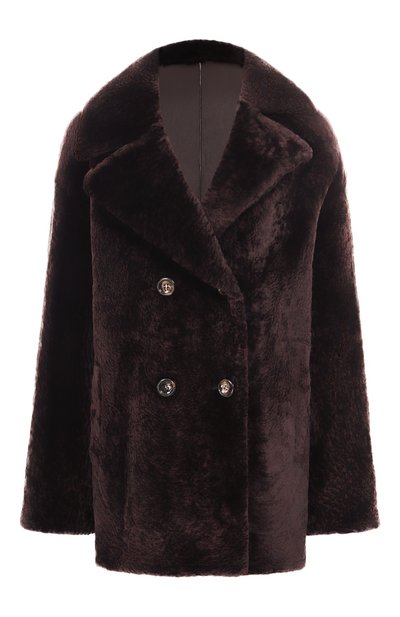 Женская дубленка из овчины MANZONI24, арт. 25M1213-S23N/48-50