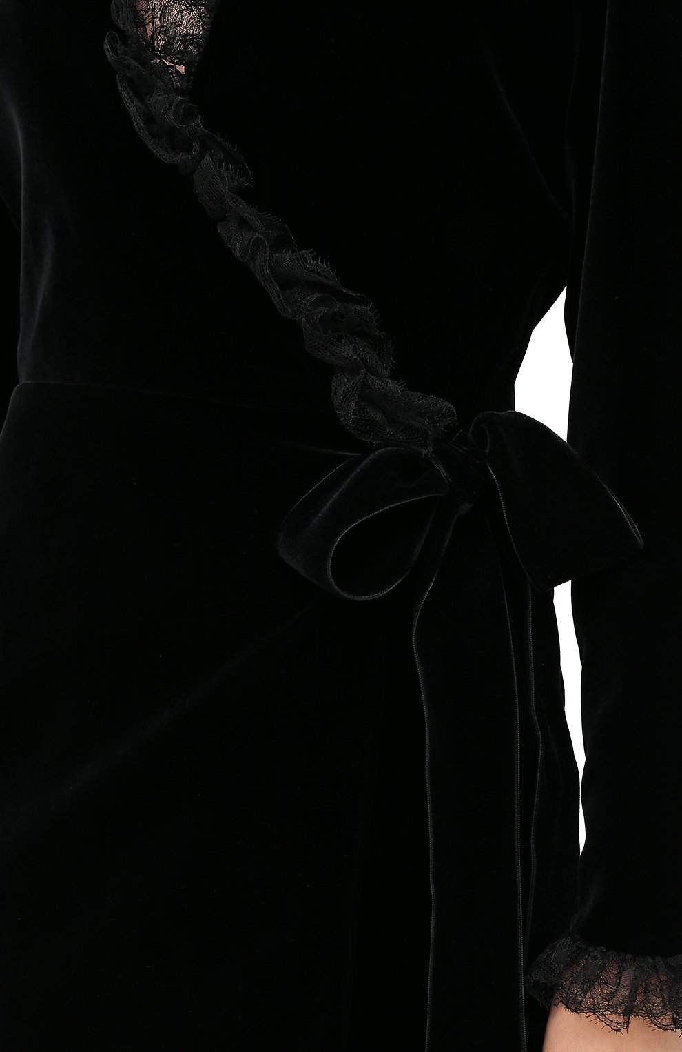 Бархатное платье SAINT LAURENT, арт. 633530/Y525R, фото 5