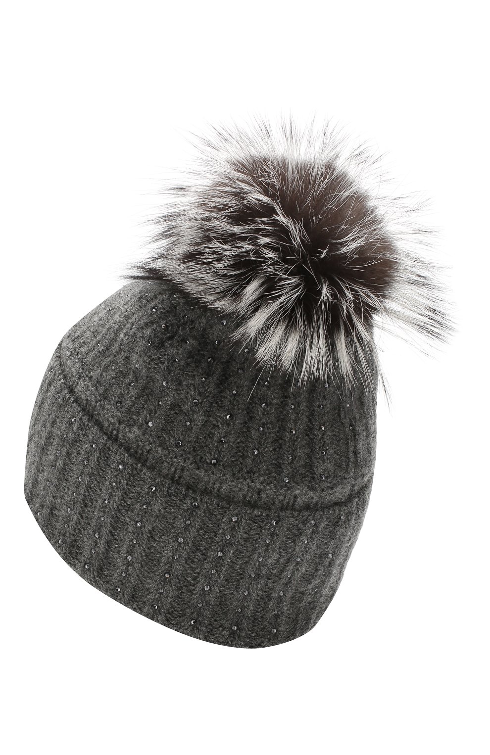 Кашемировая шапка WILLIAM SHARP, арт. A109-2/SILVER F0X NATURAL, фото 2