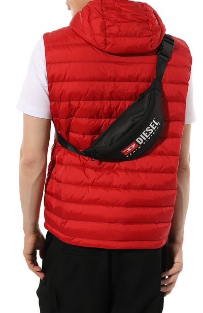 Текстильная поясная сумка rinke DIESEL черного цвета по цене 11600 руб., арт. X09554/P5480, фото 2 Текстильная поясная сумка rinke DIESEL, арт. X09554/P5480, фото 2