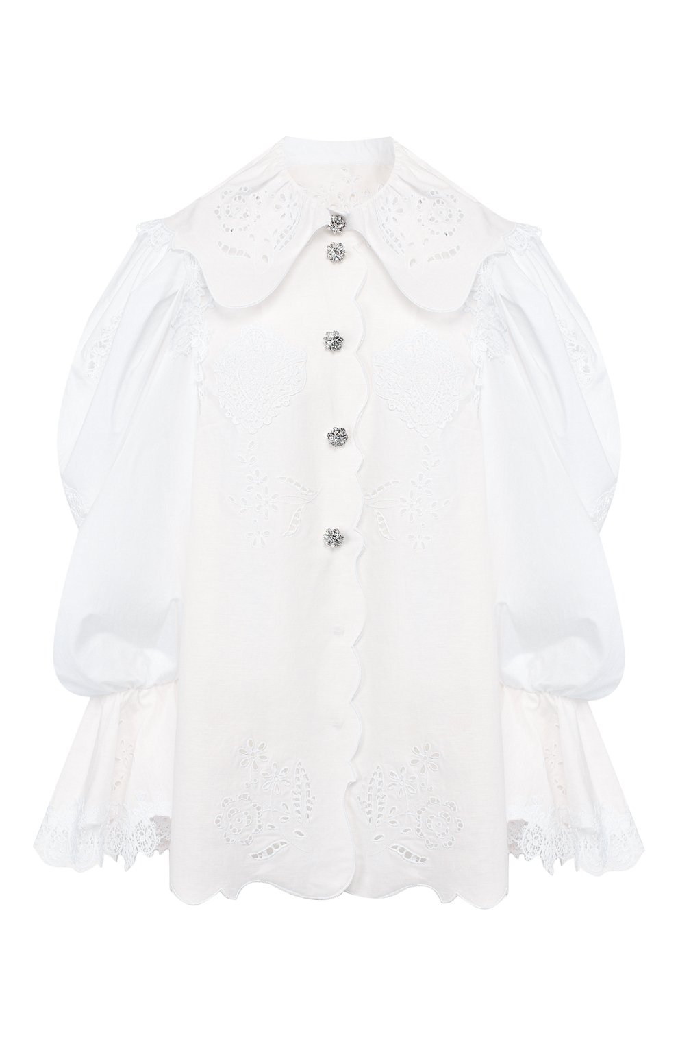 Блузка из смеси хлопка и льна DOLCE & GABBANA, арт. F5K43Z/FG4AC, фото 1