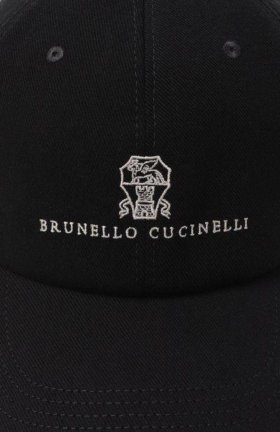 Хлопковая бейсболка BRUNELLO CUCINELLI, арт. M277P9850, фото 3