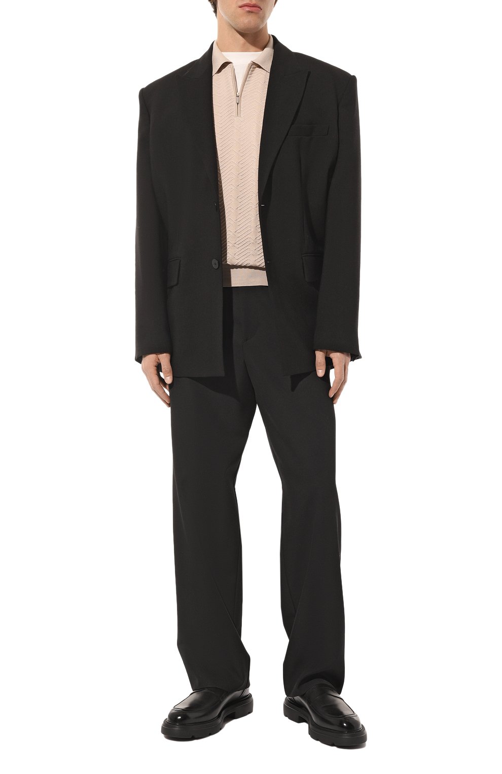 Поло из шелка и хлопка ZILLI, арт. MBZ-PZ052-GE0M1/MC01, фото 2