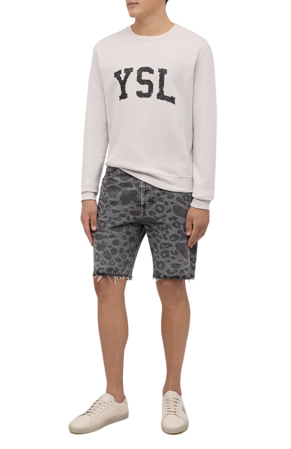 Хлопковый свитшот SAINT LAURENT, арт. 666979/Y36IP, фото 2