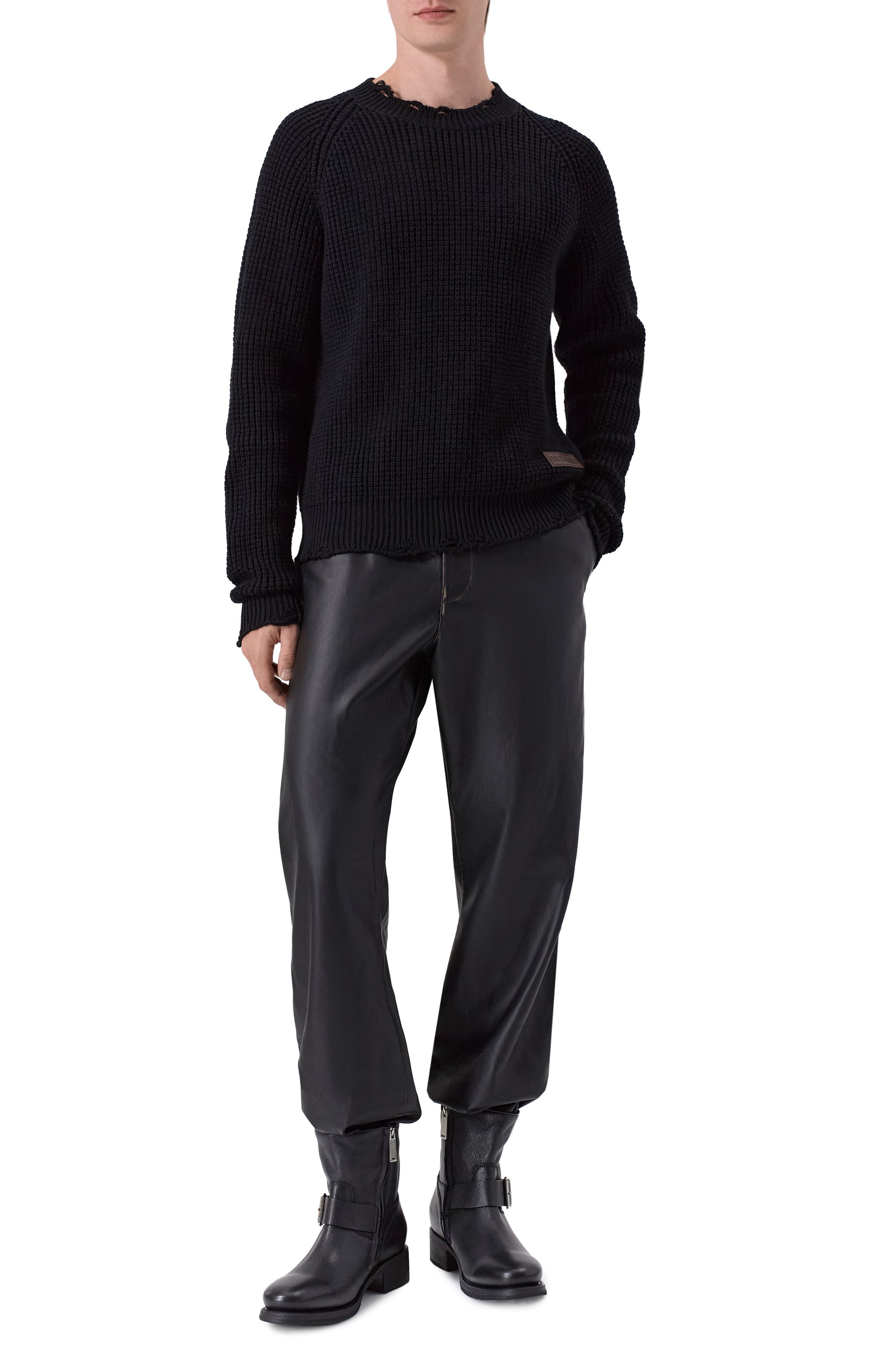 Кожаные сапоги harley DSQUARED2, арт. ABM0167/25102624, фото 2