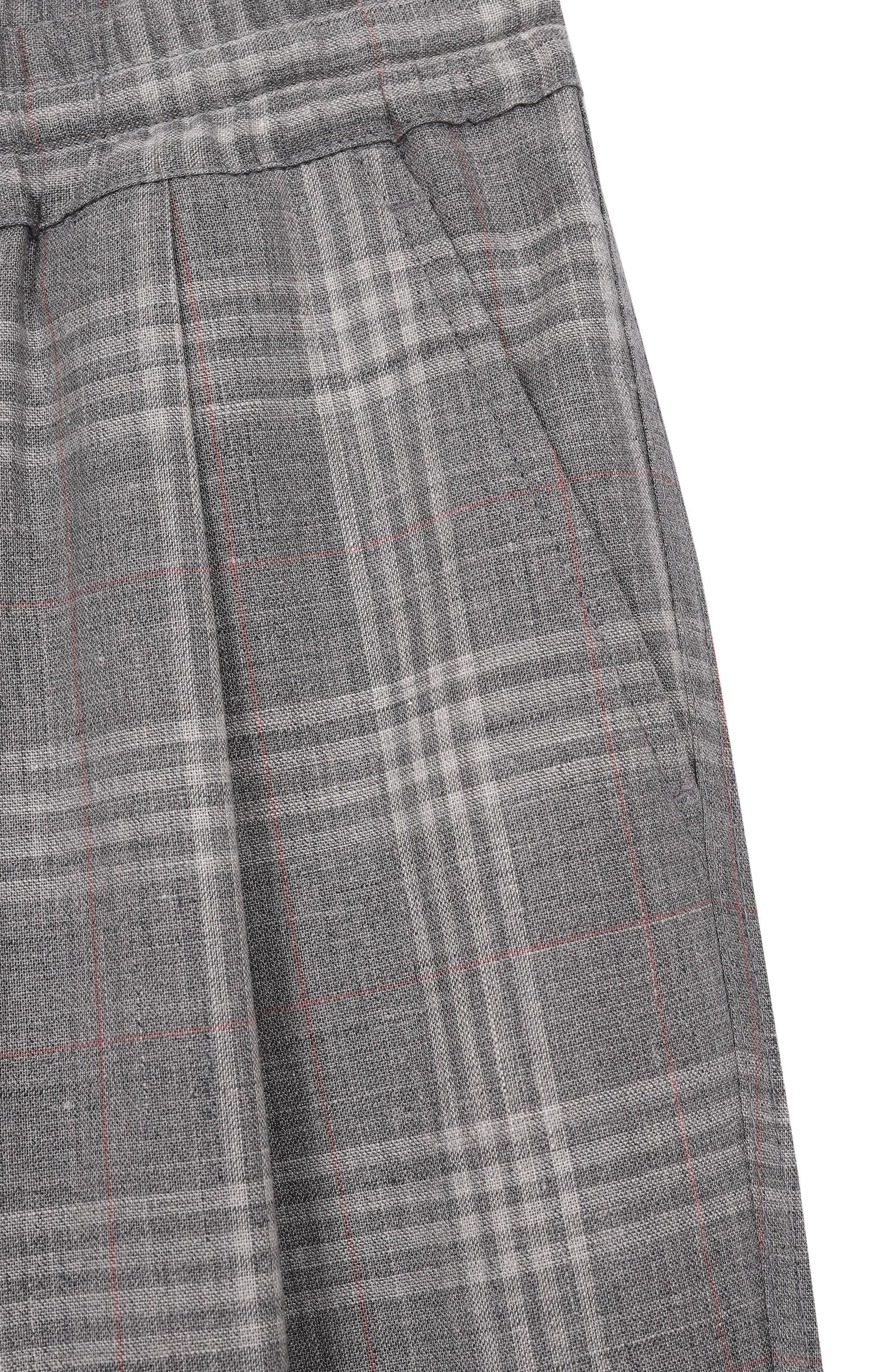 Брюки из шерсти и шелка BRUNELLO CUCINELLI, арт. BZ430P503B, фото 3