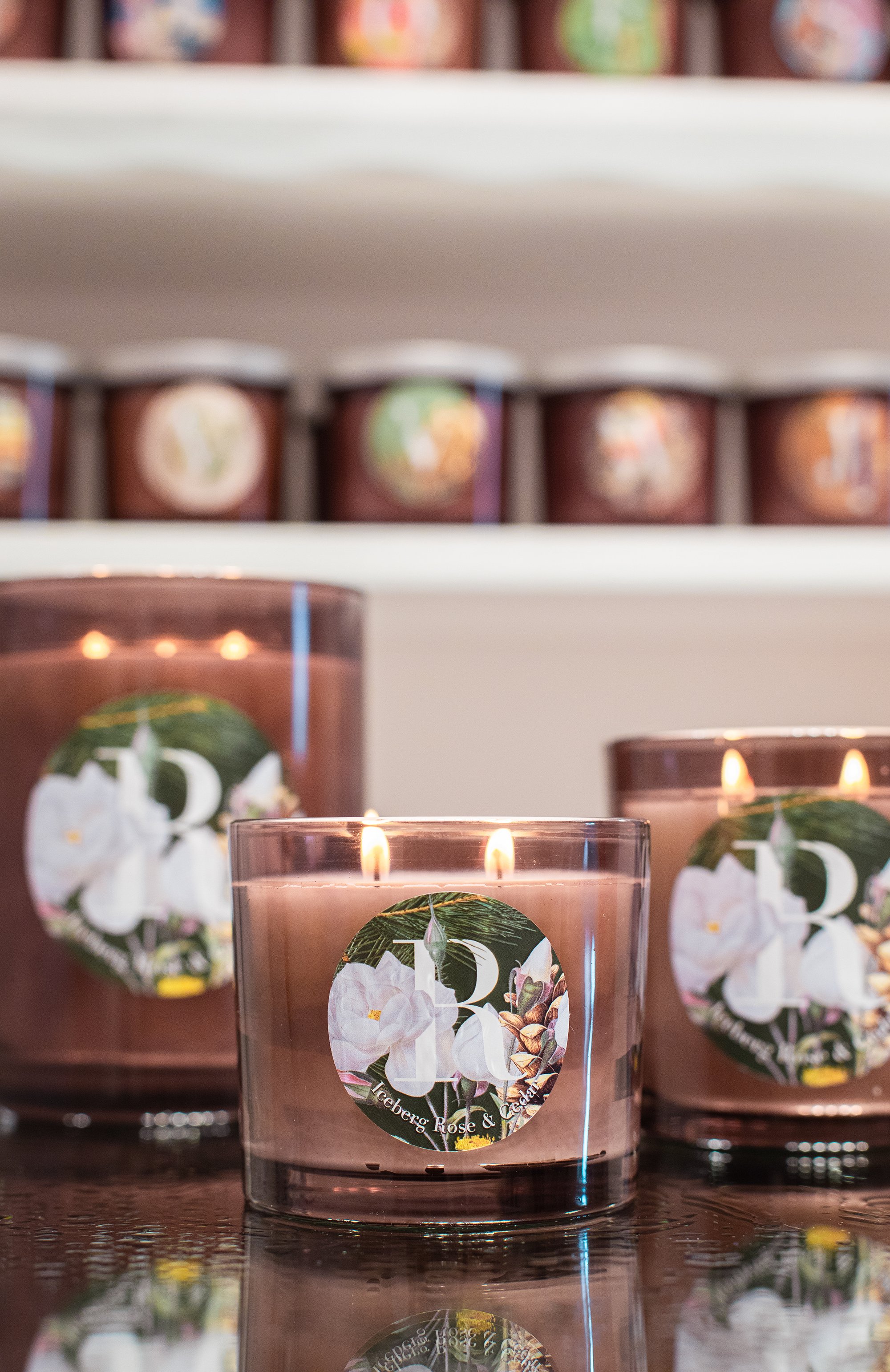 Свеча iceberg rose & cedar (350g) PERNICI, арт. 8001962091107, фото 3