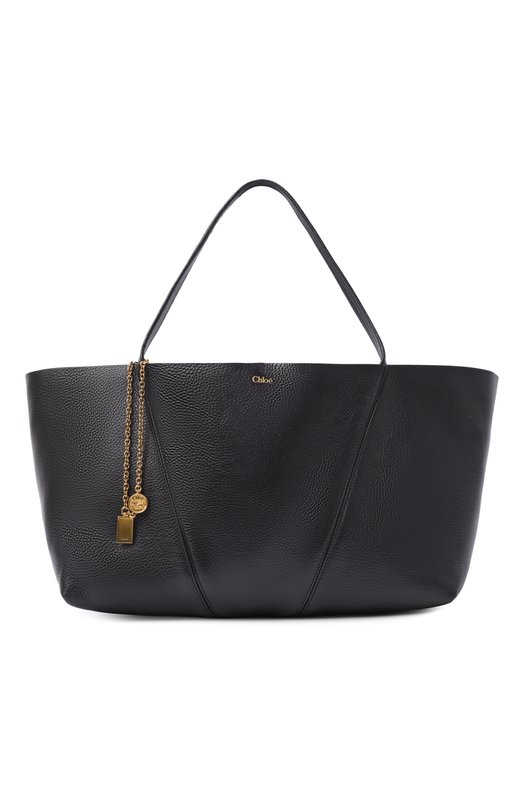 Сумка-тоут Spin Chloé CH26SS814N84 Чёрный CH26SS814N84