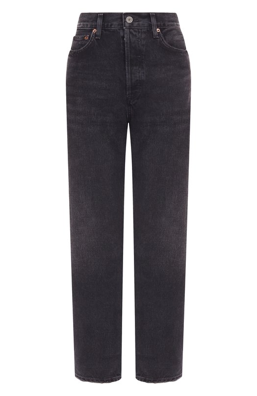 Джинсы 90's Mid Rise Straight Agolde A069E1157 Чёрный A069E1157