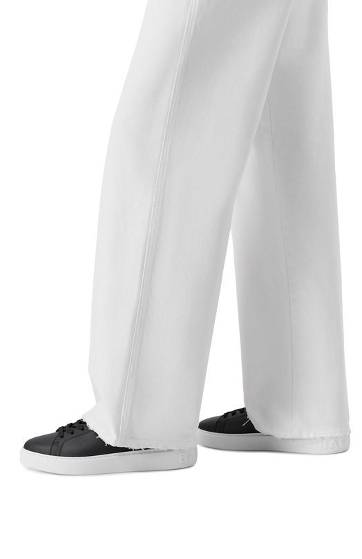 Кожаные кеды B-Court Balmain GN1VI690/LVTR Чёрный  GN1VI690/LVTR Фото 2