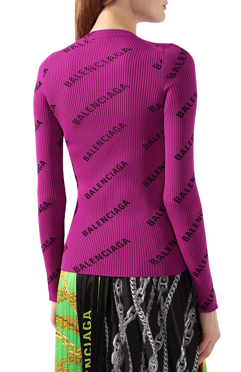 Пуловер с логотипом бренда BALENCIAGA, арт. 570844/T6140, фото 4
