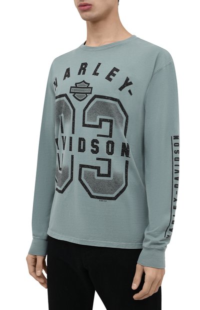 Хлопковый лонгслив HARLEY-DAVIDSON, арт. R004178, фото 3