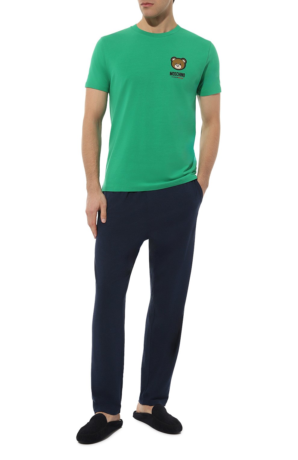Хлопковая футболка MOSCHINO, арт. A0788/4410, фото 2