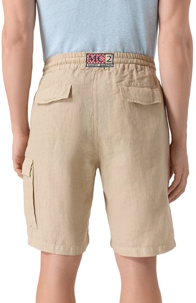 Льняные шорты MC2 SAINT BARTH, арт. STBM MARSEILLE/00275H, фото 4