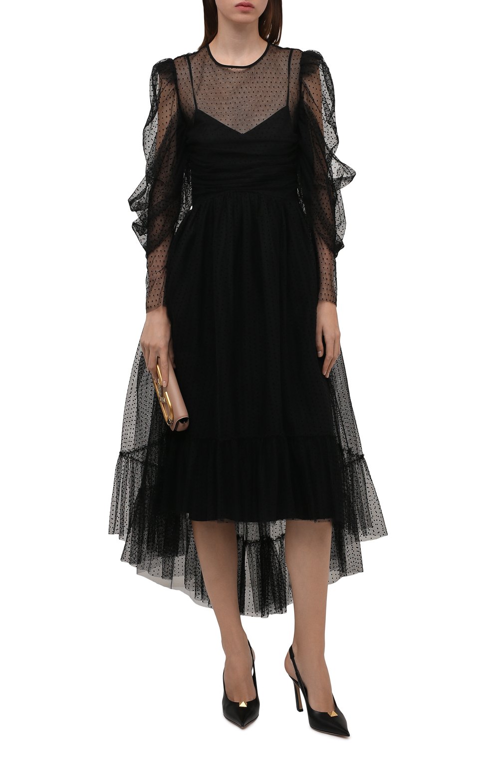 Платье REDVALENTINO черного цвета по цене 103500 руб., арт. UR0VA15L/5K9, фото 2 Платье REDVALENTINO, арт. UR0VA15L/5K9, фото 2