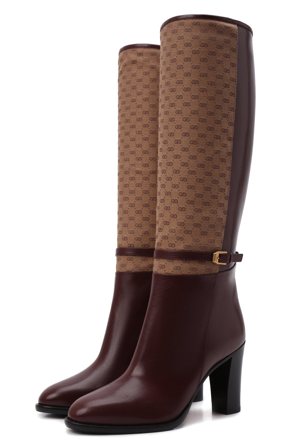 Кожаные сапоги finn GUCCI, арт. 658251/1D0N0, фото 1