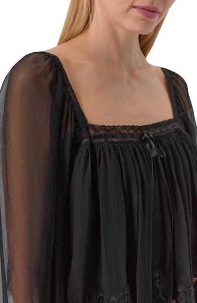 Шелковая блузка LOVE SHACK FANCY, арт. T1532-3311, фото 5