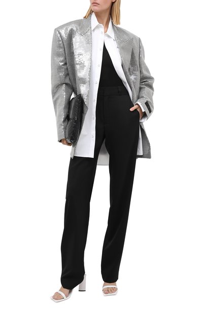 Жакет с пайетками VETEMENTS, арт. WAH21JA022 1502/TRANSPARENT, фото 3