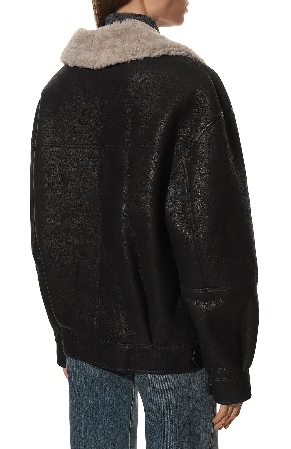 Дубленка из овчины ADDICTED, арт. UMBRIA.BLACK/ALMOND, фото 4