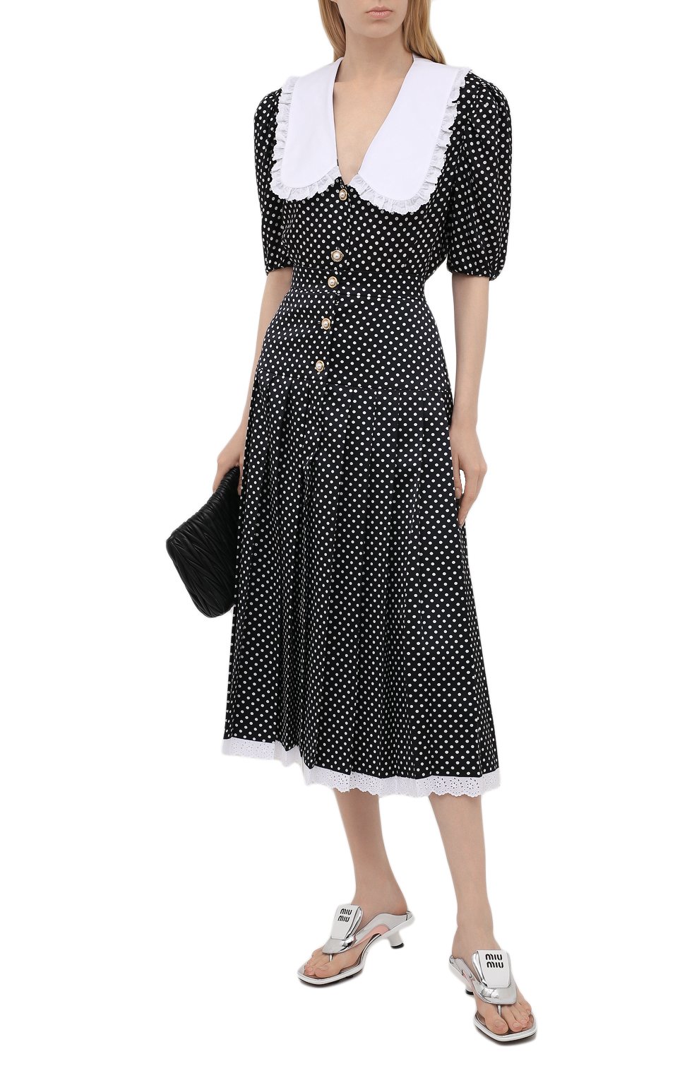 Шелковая юбка MIU MIU, арт. MG1435-X9H-F0967, фото 2