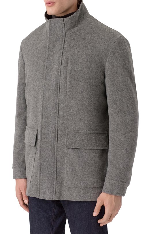 Шерстяная куртка Sartoria Latorre VALERI0/UG0706 Серый  VALERI0/UG0706 Фото 3