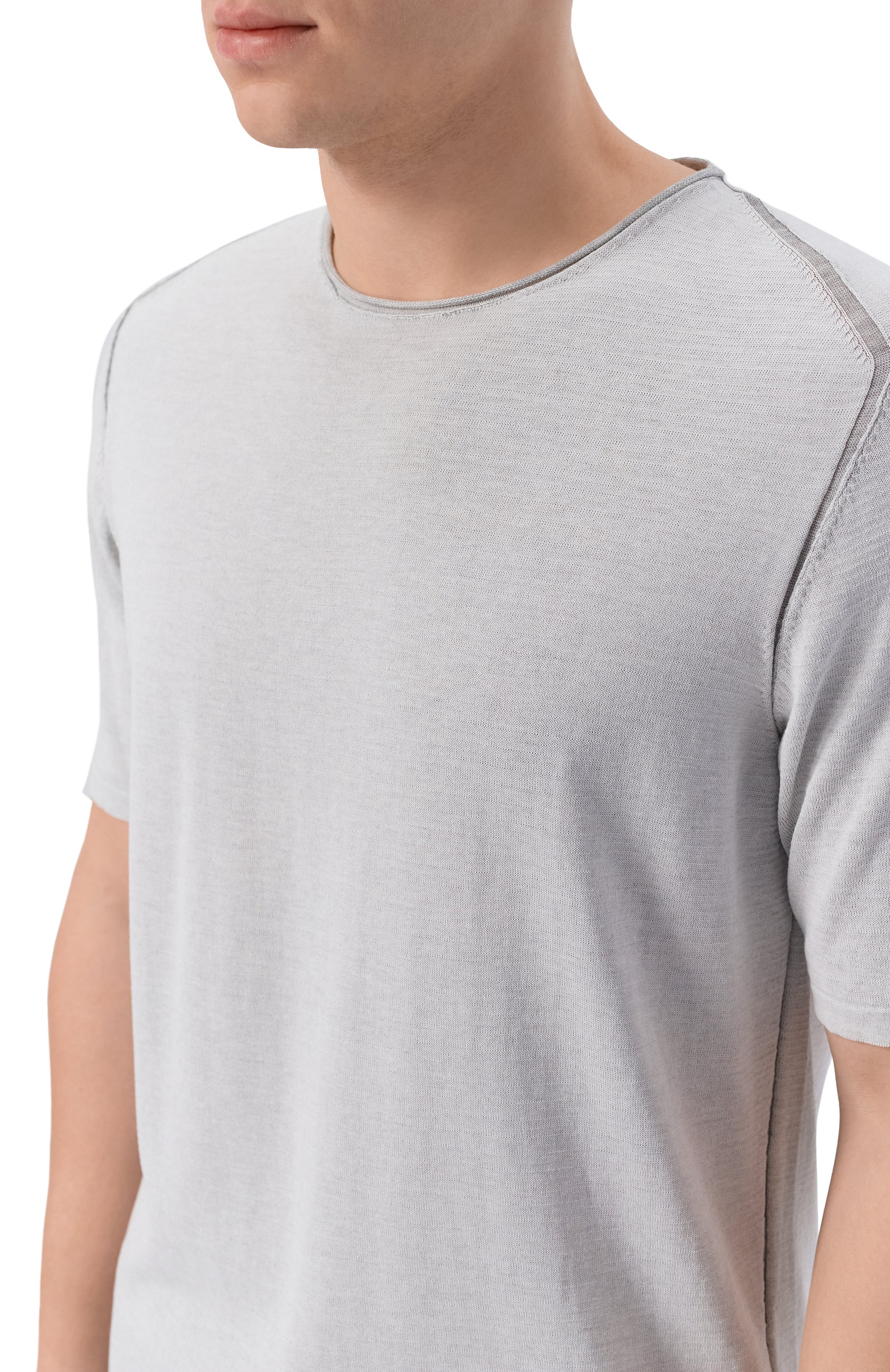 Джемпер из хлопка и вискозы TRANSIT, арт. CFUTRC12470, фото 5