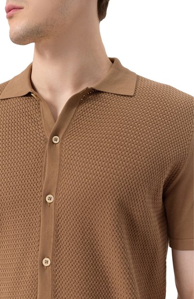 Хлопковая рубашка CORNELIANI, арт. 25M511-2525152, фото 5