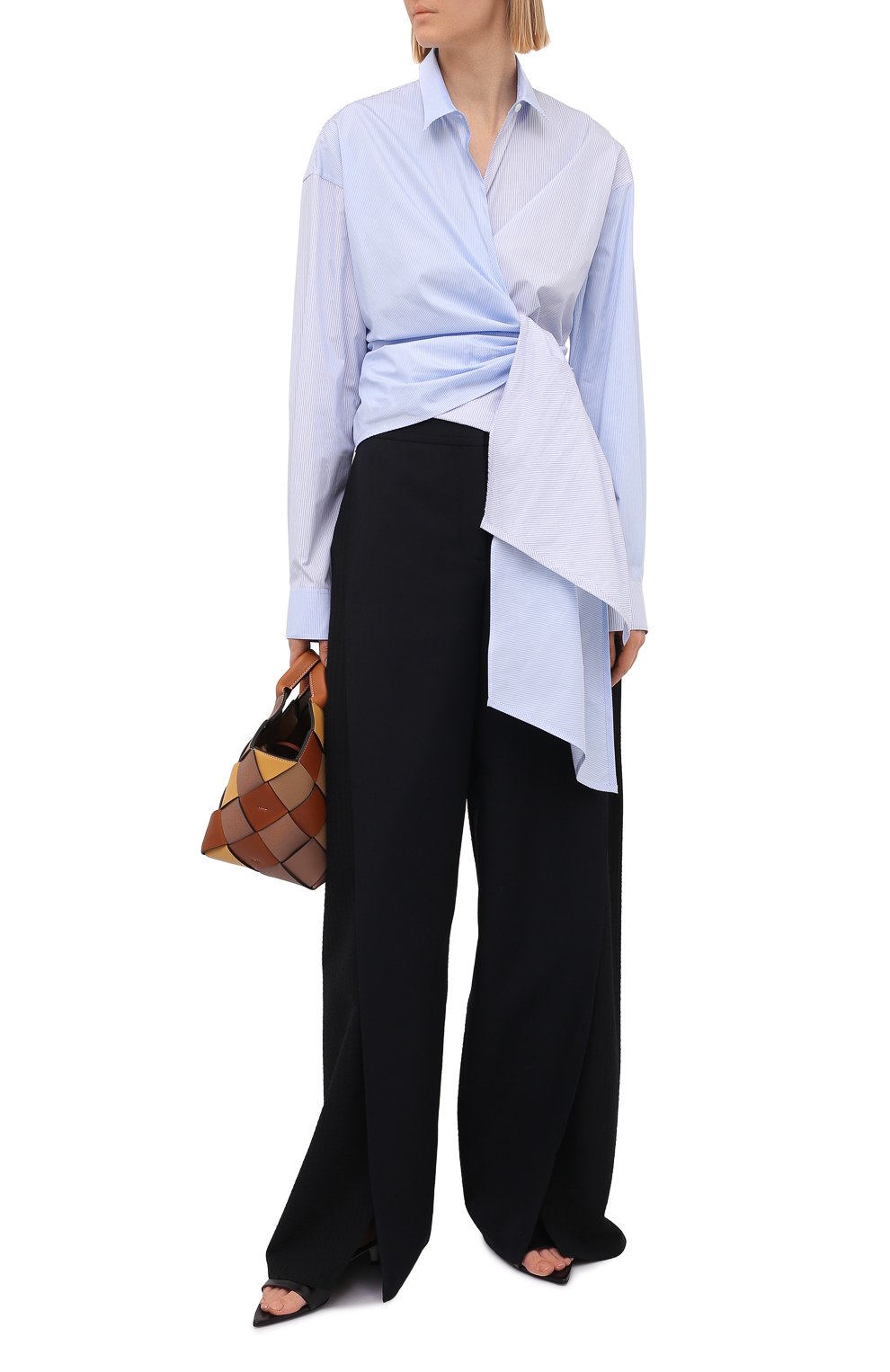 Хлопковая рубашка LOEWE, арт. S540Y07X35, фото 2