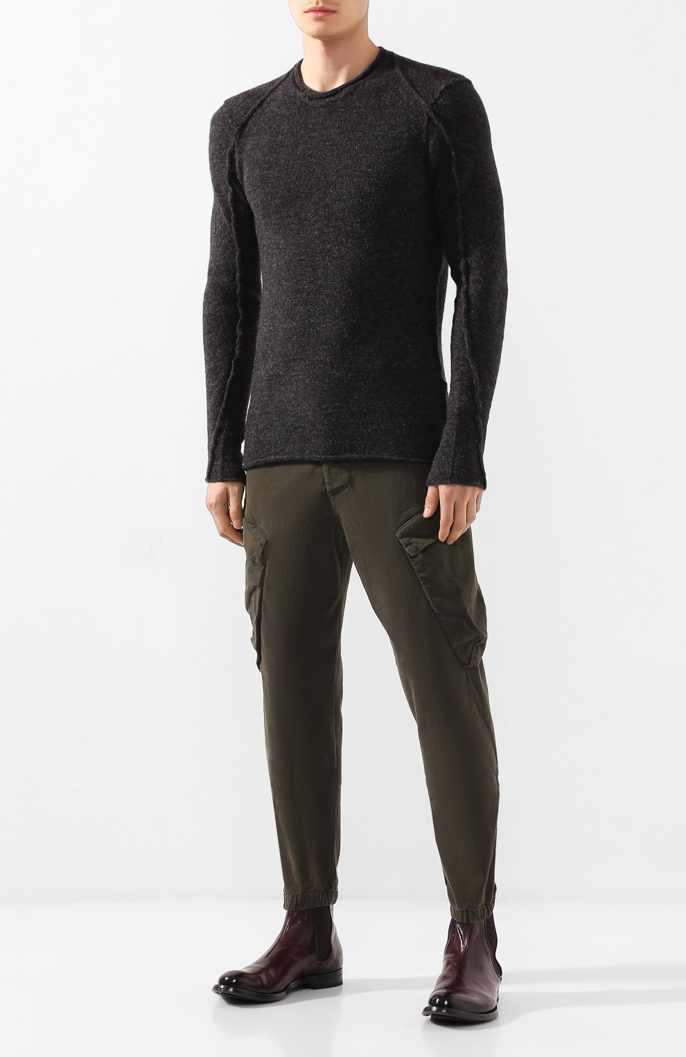 Хлопковые брюки-карго TRANSIT, арт. CFUTRJD131, фото 2