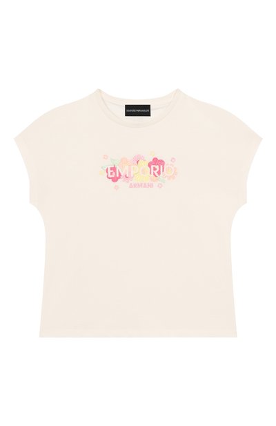 Хлопковая футболка EMPORIO ARMANI, арт. EG000229/AF13913