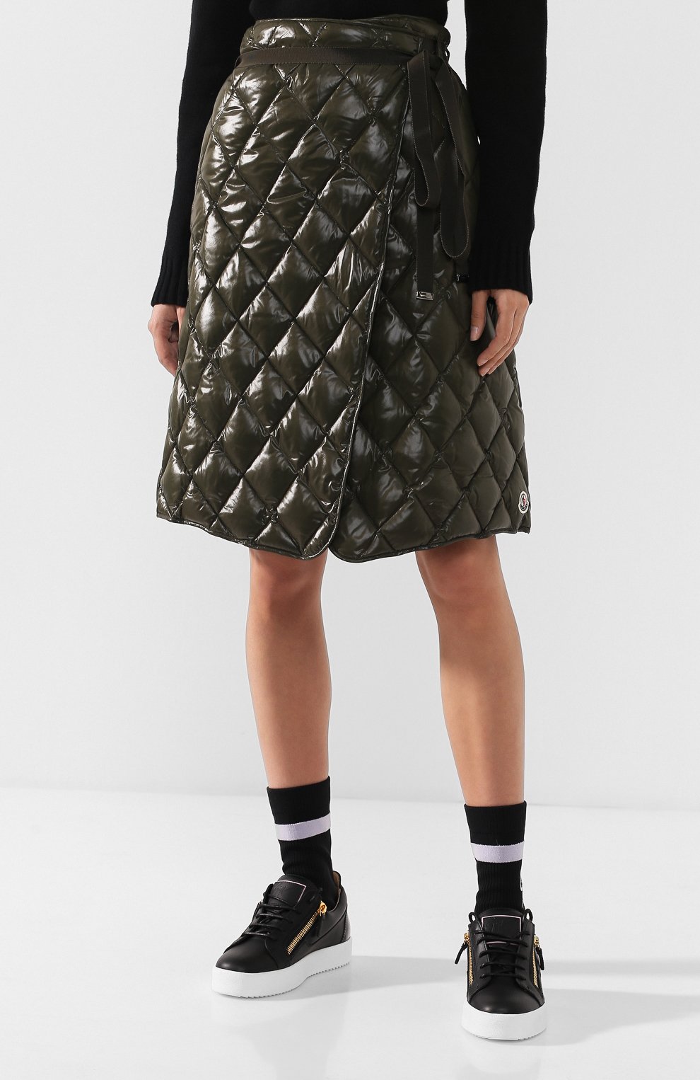 Стеганая юбка с запахом MONCLER, арт. D2-093-25900-05-68950, фото 3