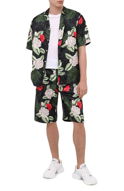 Рубашка из вискозы и шелка GUCCI, арт. 624524/ZAEMQ, фото 2