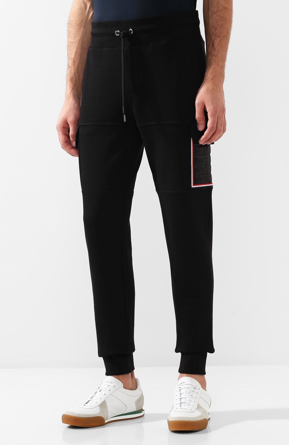 Хлопковые джоггеры с карманами MONCLER, арт. D2-091-87000-50-80473, фото 3