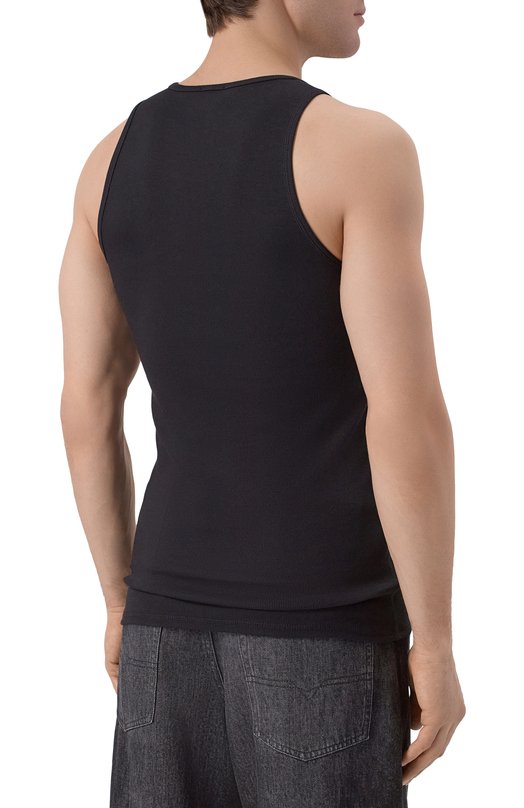 Хлопковая майка Diesel A21560/0JEAI Чёрный  A21560/0JEAI Фото 4