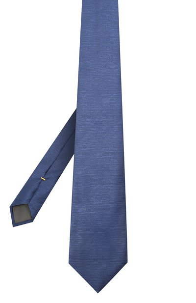Шелковый галстук CANALI синего цвета по цене 13250 руб., арт. 18/HJ02922, фото 2 Шелковый галстук CANALI, арт. 18/HJ02922, фото 2