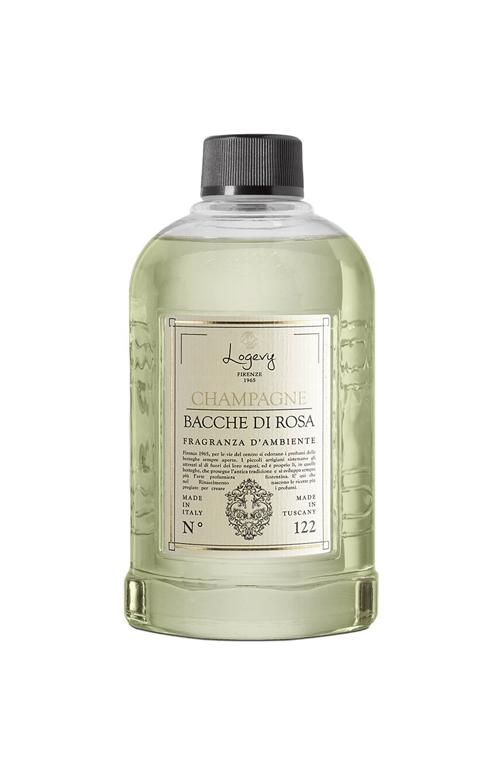 Рефил для диффузора champagne e bacche di rosa / "шампанское & розовые ягоды" (500ml) LOGEVY FIRENZE 1965, арт. 8050519371414, фото 1